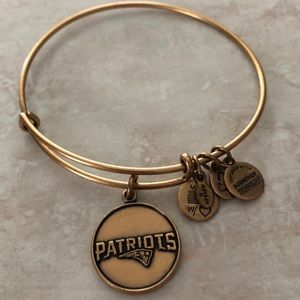 Alex & Ani NFL Patriots bangle charm bracelet